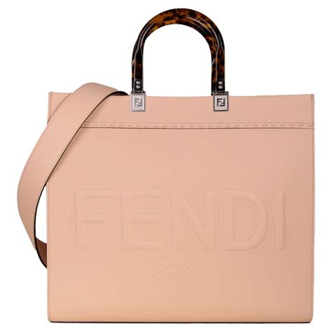 fendi sunshine tote sale|fendi tote shopper.